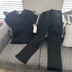 Barco Uniforms Black scrub set new size small